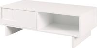 en.casa Salontafel Katanshumn met lade en open vakken 110x55x39 cm wit