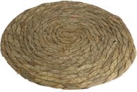 Gerimport Pannenonderzetter - Set van 4x stuks - hittebestendig - zeegras - rond - 22 cm - onderzetter