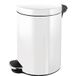 Helit H2404195 vuilnisbak 8 l Rond Zilver