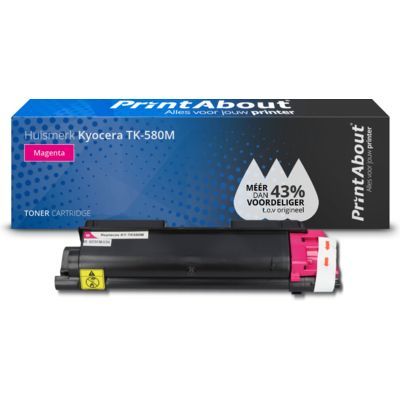 PrintAbout Kyocera TK-580M Compatible Toner - Magenta