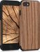 kwmobile Houten Back Cover voor Apple iPhone SE (2022) / SE (2020) / 8 / 7 - Bruin