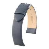 Hirsch Strap Toronto M 03702130-2-12 Gris Cuir Unisexe 12 mm
