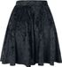 Forplay Velvet Skirt Dames Minirok - zwart - M