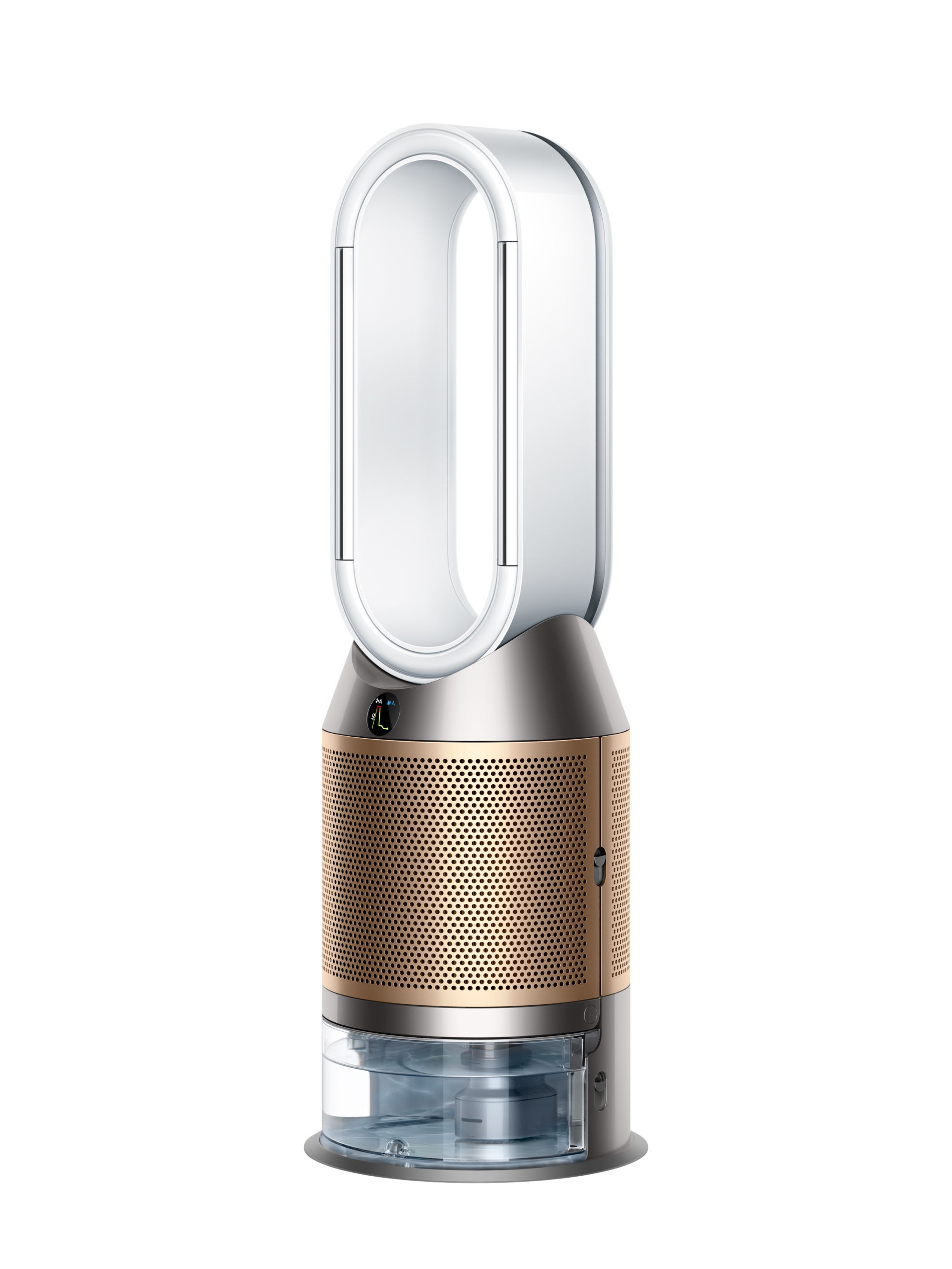 Dyson Purifier Humidify + Cool PH2 De-NOx - Luchtreiniger - Ventilator - HEPA filter - Wit/Goud