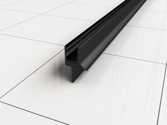 Xellanz Wiesbaden Rubberen Waterkering 200 x 1 cm Zwart