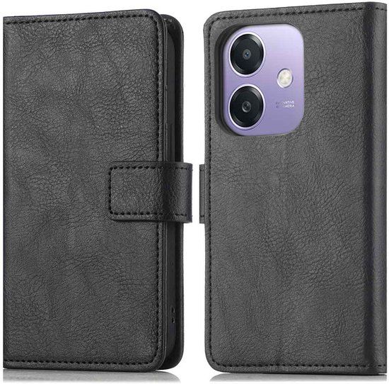 imoshion Luxe Bookcase Zwart voor Oppo A40 / A40M / A60