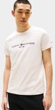 Tommy Hilfiger T-shirt korte mouw Beige Tommy Logo Tee MW0MW11797/HGF