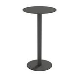 meet powered by PAPERFLOW meet Cross Kantinetafel Buitengebruik Zwart TRCROS60H.01 600 x 1.100 mm