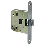 Amig - Geïntegreerd slot voor houten deuren - Binnendeurslot - Messingkleurig stalen insteekslot - 50 mm doornmaat - Afwerking: Mat