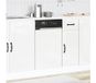 vidaXL Panneau de lave-vaisselle Kalmar - Blanc - 45x1,5x67 cm