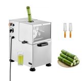Latios Presse-canne à sucre - Machine électrique à jus de canne à sucre - Commercial - Moteur puissant de 800 W - Capacité de 300 kg/h - Quatre rouleaux en inox