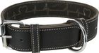 Trixie Halsband Hond Vetleer Heartbeat Print Zwart 34-40 cm