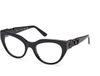 Guess GU50323 Shiny black Cat Eye Acetaat Vrouwen Brilmonturen