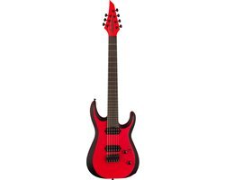 Jackson Pro Plus Dinky MDK HT7 Red with Black Bevels - Elektrische gitaar