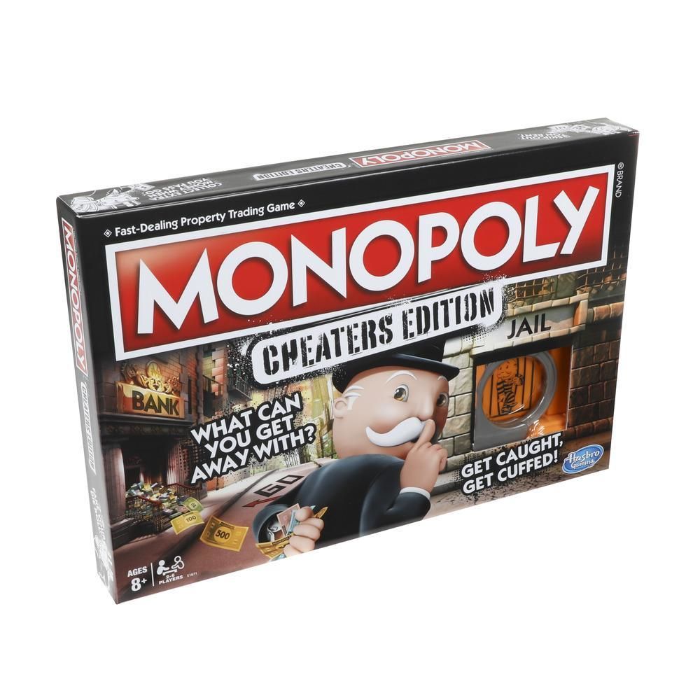Hasbro Gaming Monopoly Valsspelers Editie - Bordspel - Strategie - 2-6 Spelers - Vanaf 8 Jaar
