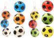 Merkloos / Sans marque Jono Toys Voetballetjes 3 stuks in net Ø6cm