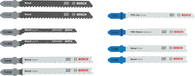 Bosch Accessoires set de 10 lames de scie sauteuse Multi Material Advanced - 2607012072