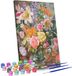 Rubye® Peinture par numéro Adultes – Fleurs dans un vase – Peinture et pinceaux inclus – Toile sans cadre – Couleurs par numéro – 40x50cm