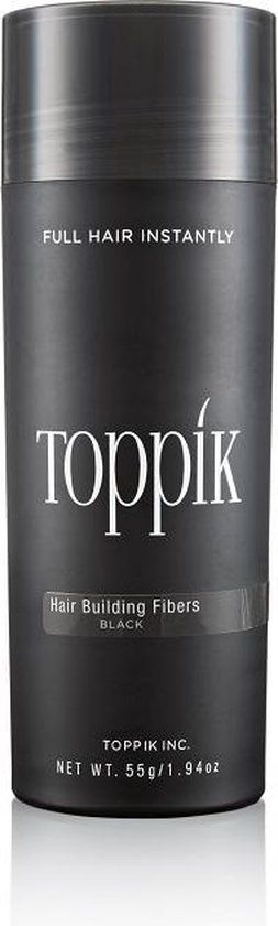 Toppik - Anti haar uitval - 55 gram - Unisex - Camouflerend - Zwart
