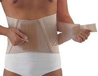 SCUDOTEX Corsage elastisch Lombo Double Cross Hâter 27 cm kleur natuur maat 4