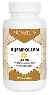 Pro Natura Bijenpollen 500mg Tabletten