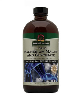Natures Answer Vloeibaar magnesium malaat & bisglycinaat 480ML