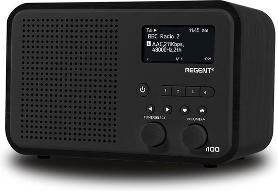 Ferguson i100 - radio met dab/dab+/fm en bluetooth - zwart