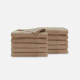 Walra Badhanddoek - Soft Cotton - Set van 10 - Hotel Kwaliteit - 100% Katoen - 550 g/m² - 70x140 cm - Bruin