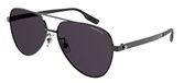 MONTBLANC Sunglasses MB0182S Black-Black-Smoke 61 Heren