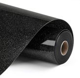 LOKLIK Gorfactory Heat Transfer Vinyl Glitter - Black - 30.5 x 90 cm