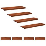 vidaXL Trapmatten 8 stuks Bruin 100 x 30 x 2 cm Massief beukenhout