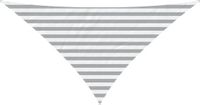 vidaXL Parasol triangulaire 2,5 x 2,5 x 3,5 m gris clair et blanc Polyester Oxford