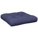 vidaXL Palletkussen - 60x60x12 cm - Stof - Marineblauw