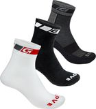 GripGrab 3-Pack All-Season Socks - Size 38-41 - Black/White