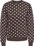 ONLY ONLZEN BOXY L/S CS SWT Dames Trui - Katoen/Polyester - Maat XL - Bruin/Lichtroze