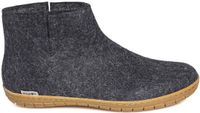 Glerups Warme Vilten Pantoffel Enkel Boot Rubber Zool - 5710715022536