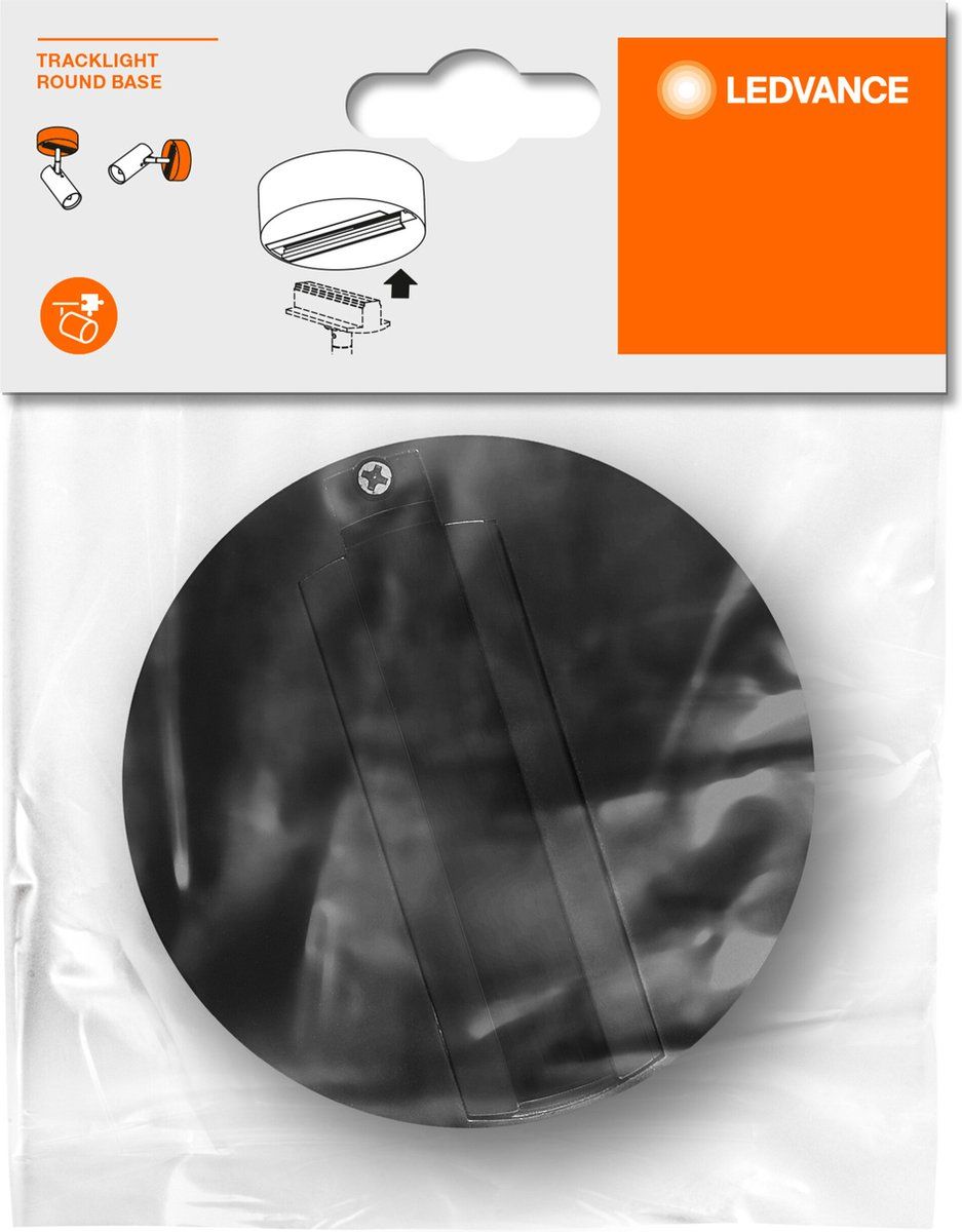 Ledvance TRACKLIGHT basisstation voor armatuurkop - Zwart