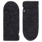 Roeckl Wanten 'FELTED WOOL' grijs / antraciet / basaltgrijs / rookgrijs / donkergrijs / grijs gemêleerd