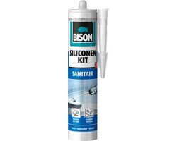 Bison Siliconenkit grijs-transparant koker 300 ml