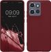 kwmobile telefoonhoesje geschikt voor Motorola Edge 60 Neo / Edge 50 Neo / ThinkPhone 25 - Hoesje voor smartphone - Back cover in bordeaux-violet