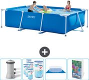 Intex Rechthoekig Frame Zwembad - 300 x 200 x 75 cm - Blauw