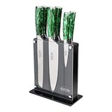 Rockingham Forge Sunrise Collection 7-delige keukenmessenset, premium roestvrij staal met handgrepen van hars