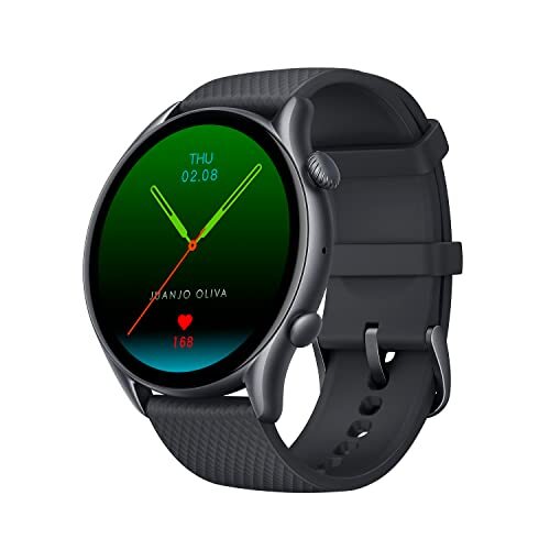 Xiaomi Smartwatch GTR 3 Pro 1,45 inch AMOLED-display Fitness Watch met GPS, Monitoring van hartslag, slaap, stress, SpO2, meer dan 150 sportmodi, Bluetooth-oproepen, muziekbesturing, Alexa (zwart)