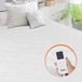 VEVOR Verwarmde matrastopper, 150 x 80 cm, elektrische bedwarmer van geborstelde stof met 4 verwarmingsniveaus, timer van 12 uur, automatische uitschakeling na 8 uur, diepe elastische contourband