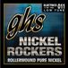 GHS NICKEL ROCKERS Rollerwound Elektrische Gitaarsnaren, 11-58