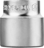 Topex - Zeskantdop 1/2" - 32 mm - Chroom-vanadium staal