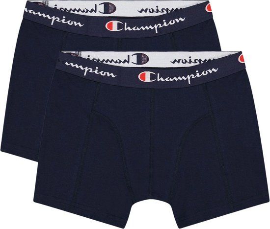 Champion Smooth Seam Boxershorts Heren (2-pack) - Maat L - Donkerblauw