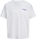 Jack & Jones T-shirt Jjbali Tee Ss Crew Neck 12288091 Bright White Hommes Taille - XXL