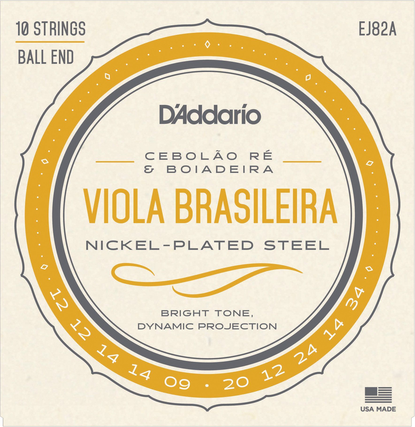 D'Addario EJ82A - Snaren - 0019954043810