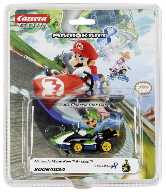 Carrera GO!!! Nintendo Mario Kart 8 - Luigi - Racebaanauto